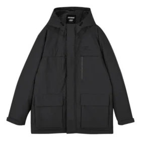 Sports Lifestyle Harf Baskılı Waterproof Aşağı Ceket “Siyah”