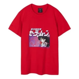 SS20 Sailor Moon Crossover Kısa Kollu Kırmızı