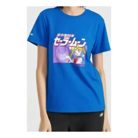 SS20 Sailor Moon Crossover Kısa Kollu Mavi