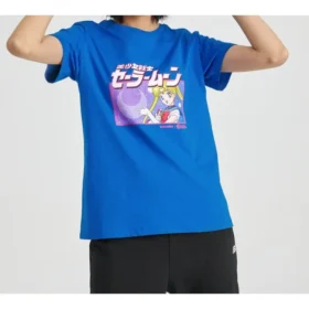 SS20 Sailor Moon Crossover Kısa Kollu Mavi