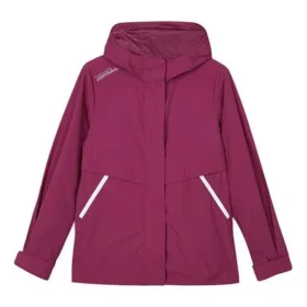 Stroll Serisi Logo Casual Kapüşonlu Dokuma Ceket “Burgundy”