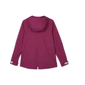 Stroll Serisi Logo Casual Kapüşonlu Dokuma Ceket “Burgundy”
