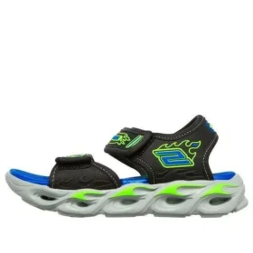 Thermo Splash Slip-on Ayakkabı Sport Işıklı Sandalet “Siyah Mavi”