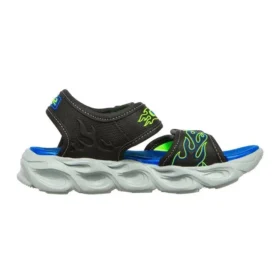 Thermo Splash Slip-on Ayakkabı Sport Işıklı Sandalet “Siyah Mavi”