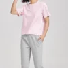 Unisex Örgü Baskı Pembe