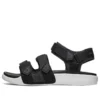 Velcro Outdoor Sports Siyah Beyaz Sandaletler